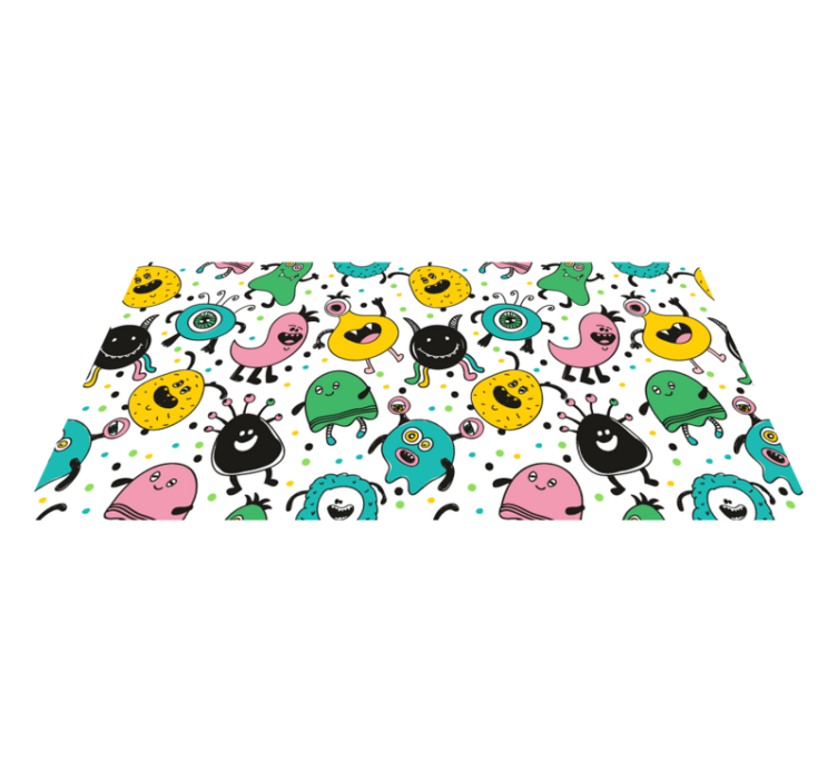 Tapis vinyle autres tapis illustration de monstre ludique - TenStickers