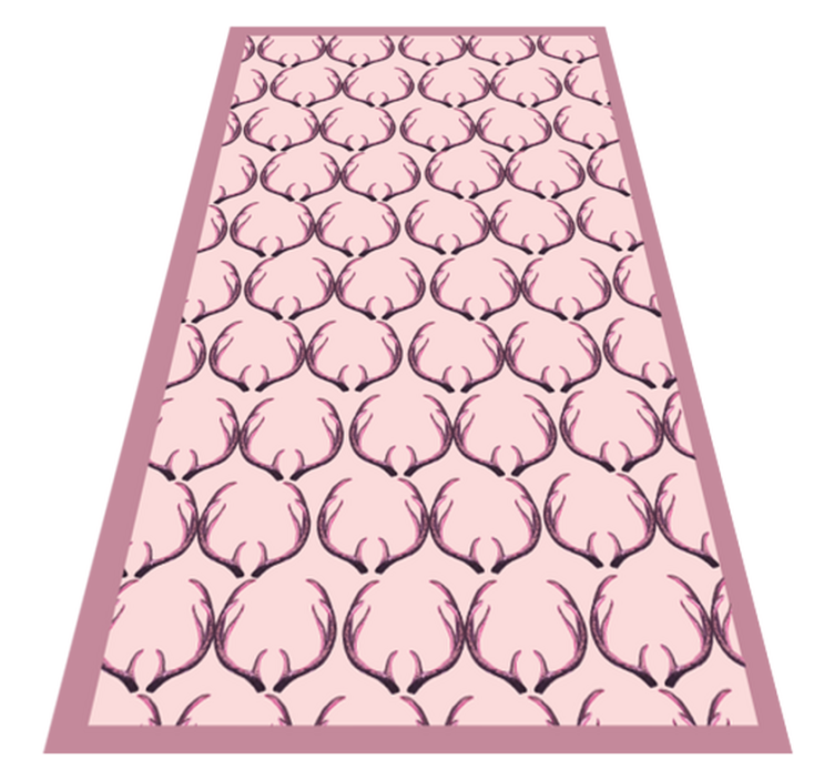 Tapis vinyle nordique élégant motif de bois de cerf - TenStickers