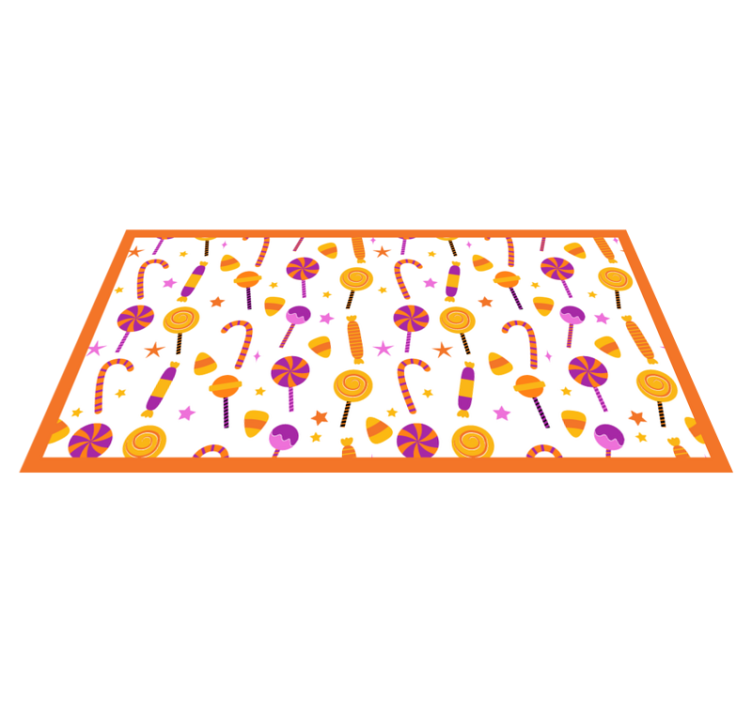 Tapis vinyle cuisine conception de bonbons colorés - TenStickers