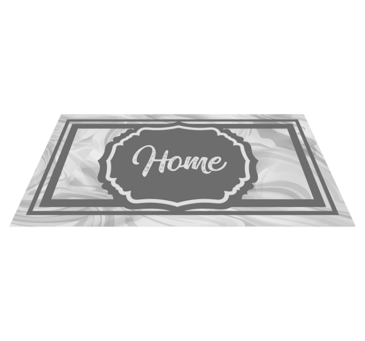tapis vinyle cuisine Maison de carreaux de marbre - TenStickers