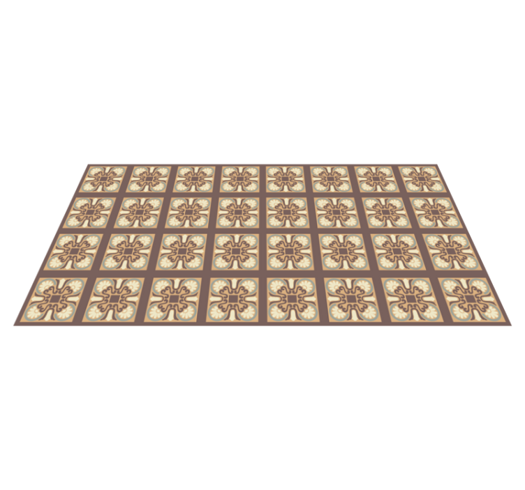 Tapis vinyle cuisine motif de carreaux de céramique - TenStickers