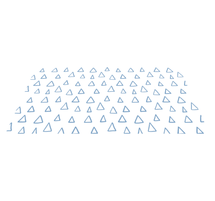 Tapis vinyle géométrique motif à motifs triangulaires - TenStickers