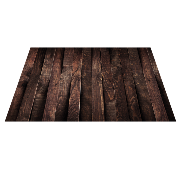 Tapis vinyle en bois Maison vintage de planche de bois - TenStickers