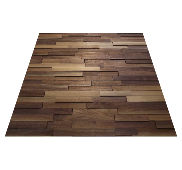 Tapis vinyle imitation parquet motif élégant - TenStickers