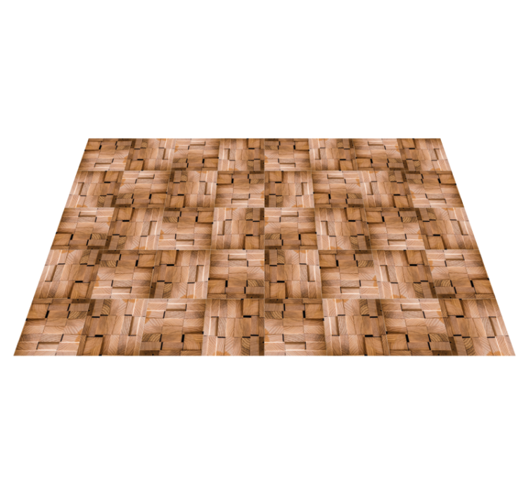 Tapis vinyle imitation parquet design texture naturelle - TenStickers