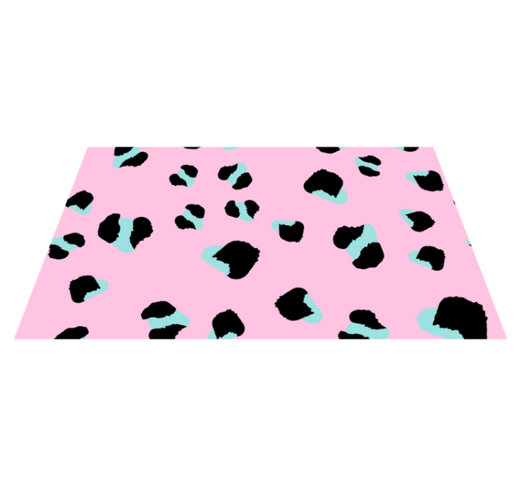 Tapis vinyle motif animal taches de léopard audacieuses - TenStickers