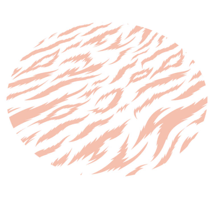 Tapis vinyle motif animal Élégance rayée de tigre - TenStickers