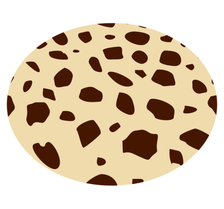 Tapis vinyle motif animal chaleur tachetée - TenStickers