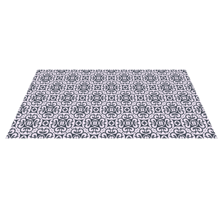 Tapis mosaique vinyle composition mosaïque Élégante - TenStickers