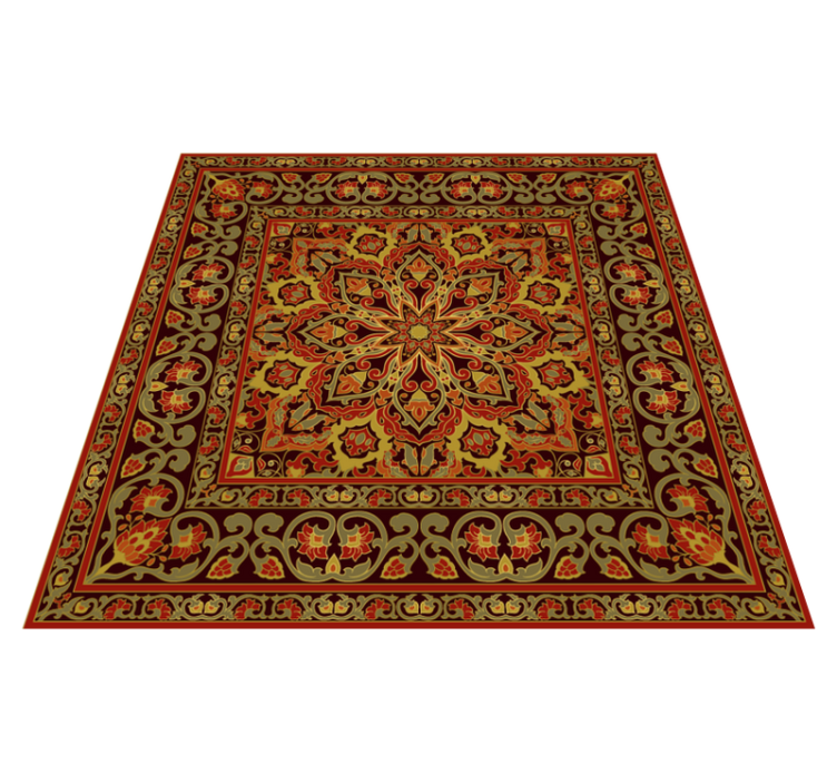Tapis vinyle cuisine mandala persan - TenStickers