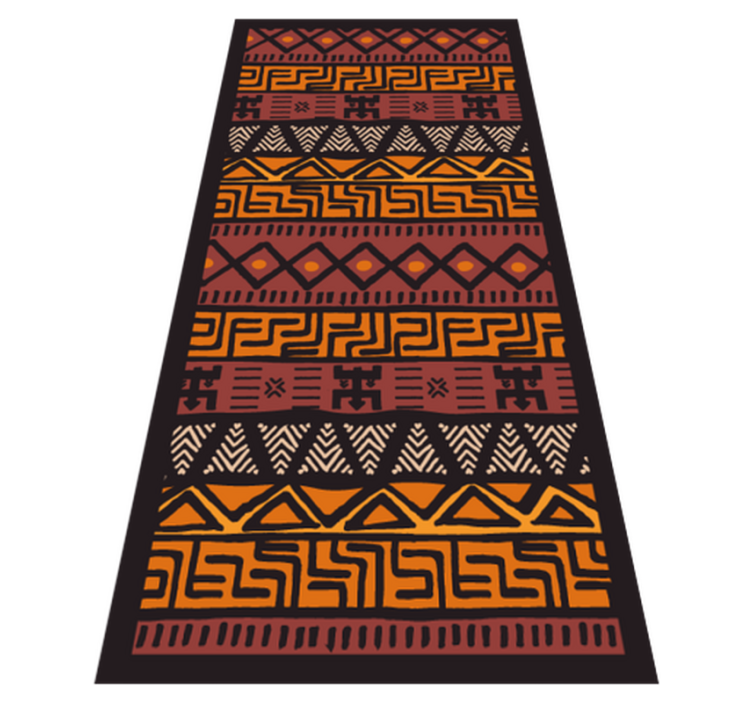 Tapis de cuisine motif ethnique style africain - TenStickers