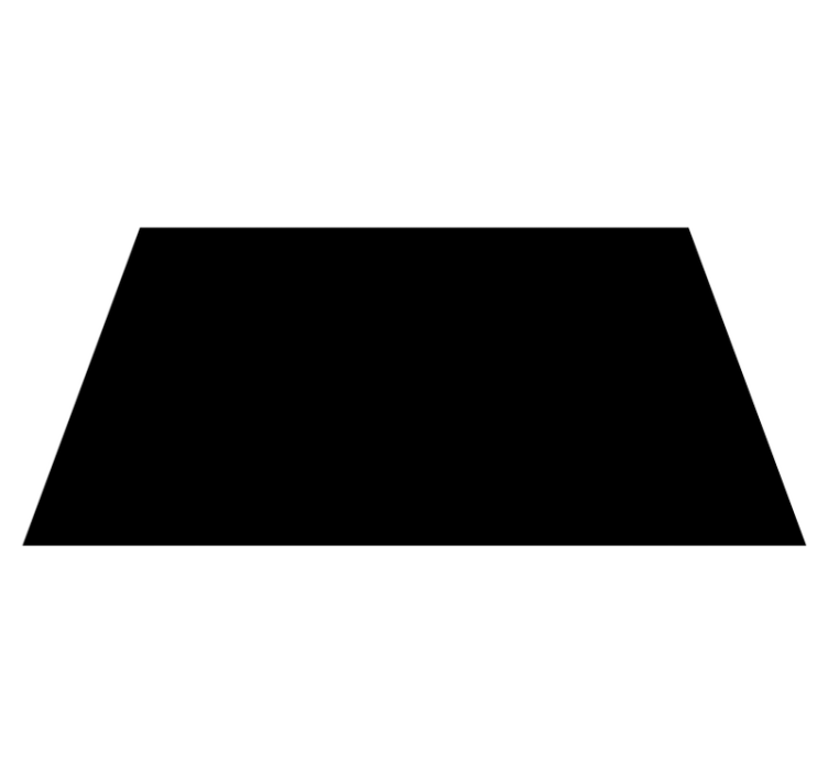 Tapis vinyle moderne noir couleur unie - TenStickers