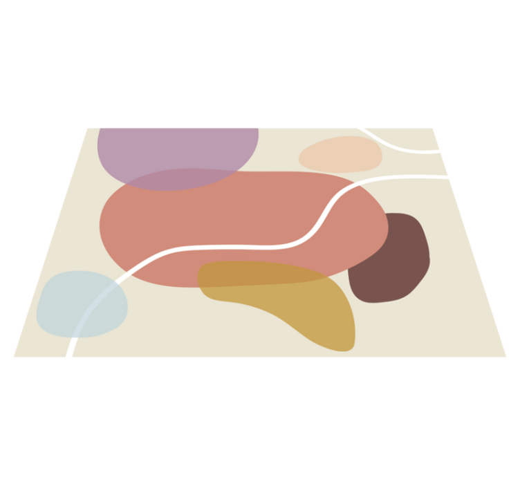 Tapis vinyle retro Pop multi art des années 70 - TenStickers