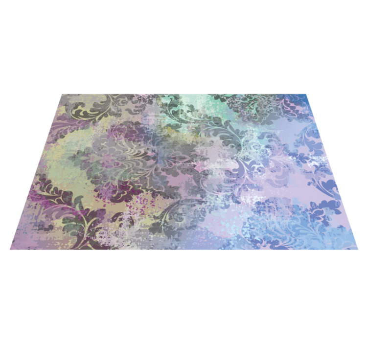 Tapis vinyle plantes conception artistique bohème - TenStickers