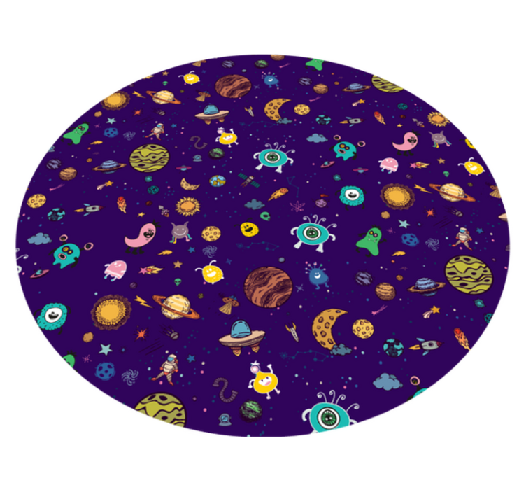 Tapis vinyle autres tapis aventure des créatures cosmiques - TenStickers