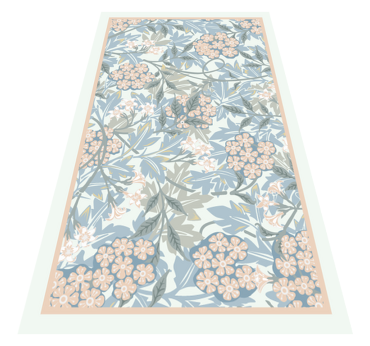 Tapis vinyle plantes style botanique floral - TenStickers