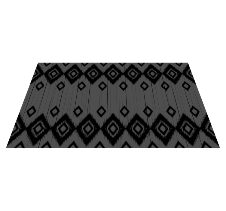 Tapis vinyle cuisine conception de diamant noir - TenStickers