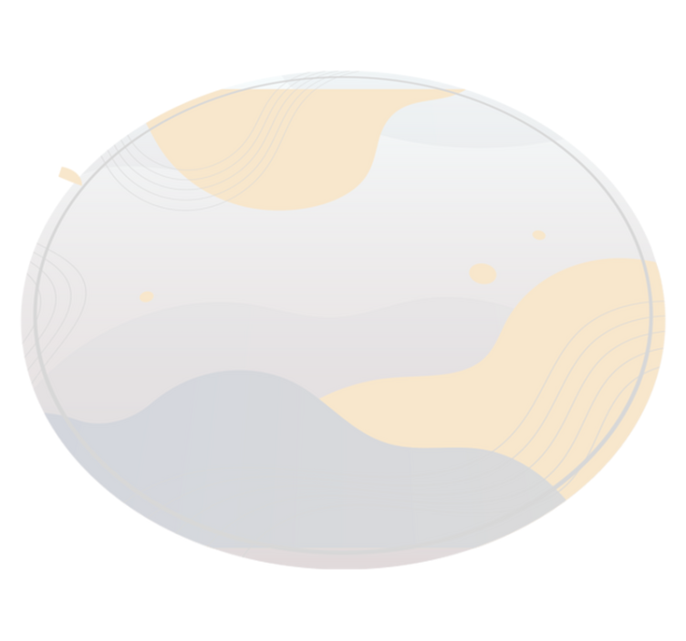 Tapis vinyle minimaliste motifs de vagues douces - TenStickers