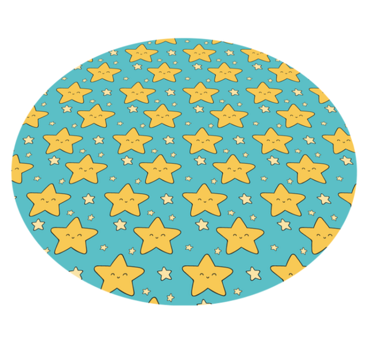 Tapis vinyle autres tapis motif d'étoile joyeux - TenStickers