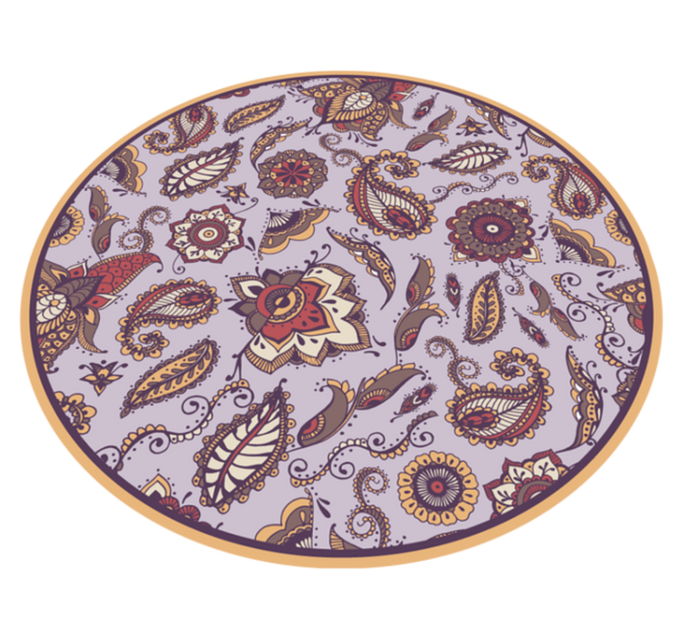 Tapis vinyle plantes motifs botaniques élaborés - TenStickers