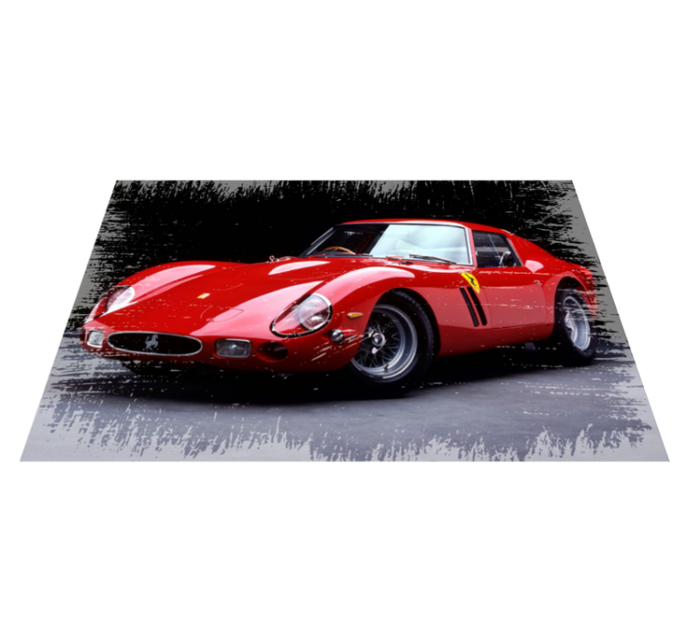 Tapis vinyle ado sport rouge classique - TenStickers