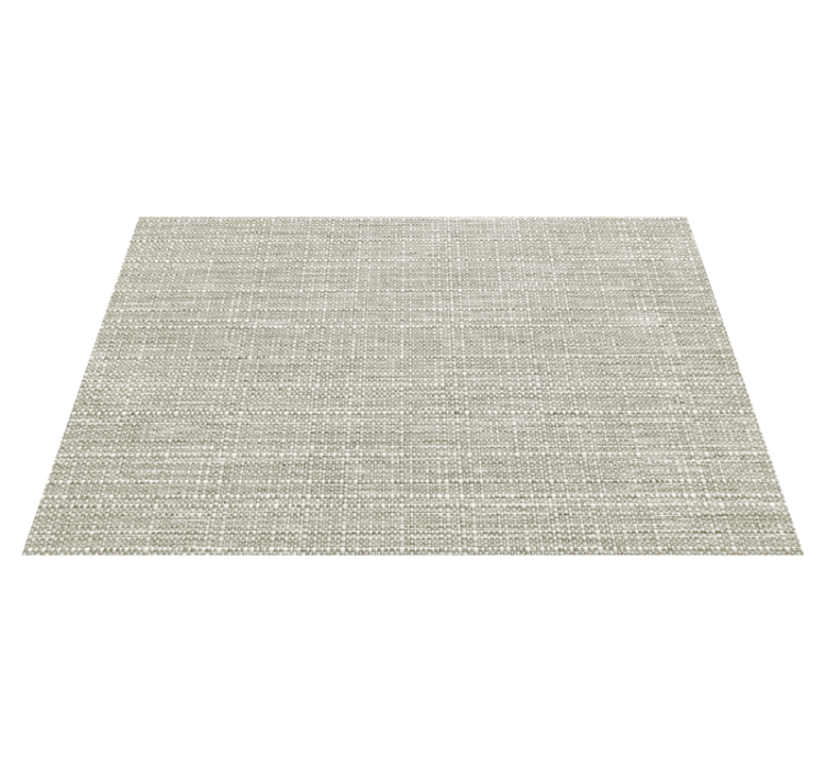 Tapis vinyle salon motif effet texture de lin brun clair - TenStickers