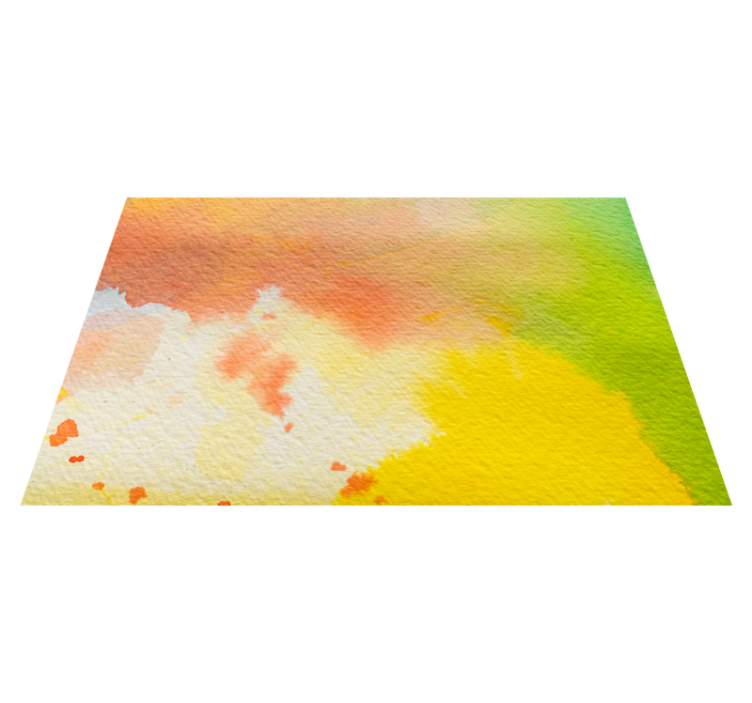 Tapis vinyle textures éclat d'aquarelle vibrant - TenStickers