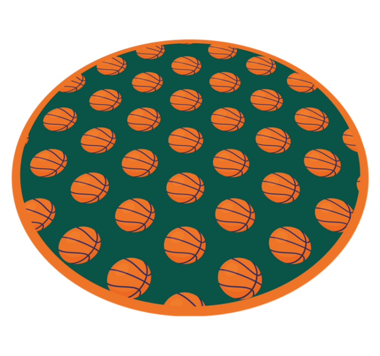 Tapis vinyle route idée de basketball - TenStickers