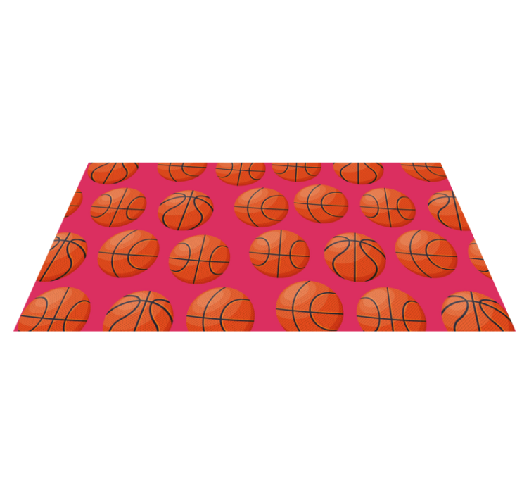 Tapis vinyle autres tapis motif de basket-ball - TenStickers