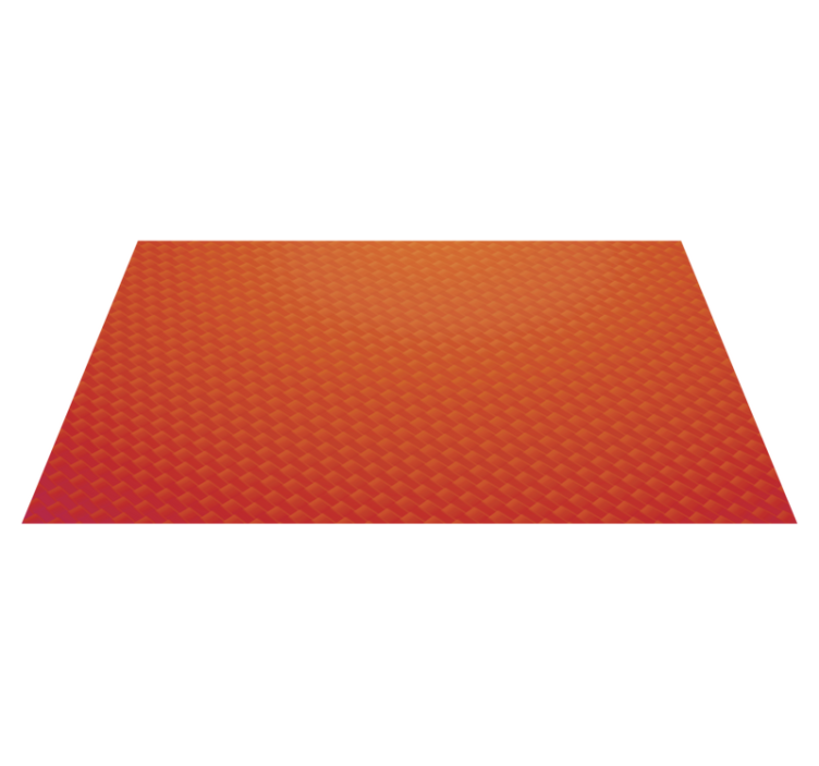 Tapis vinyle textures effet orange vibrant - TenStickers