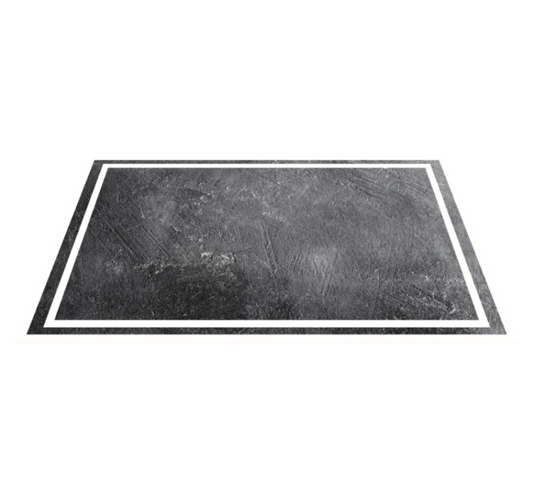 Tapis vinyle textures effet terreux noir - TenStickers