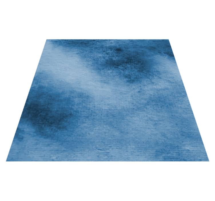 Tapis vinyle salle de bain style dégradé bleu - TenStickers
