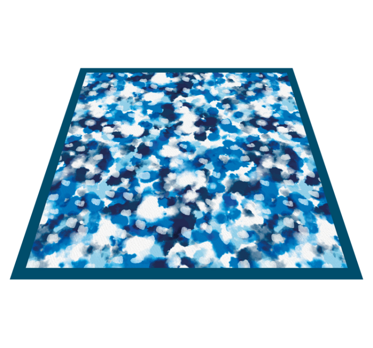Tapis vinyle autres tapis motif de nuages bleus - TenStickers