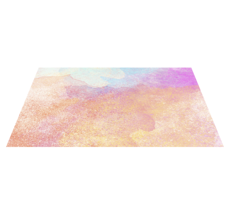 Tapis vinyle design moderne éclaboussures de pastel doux - TenStickers
