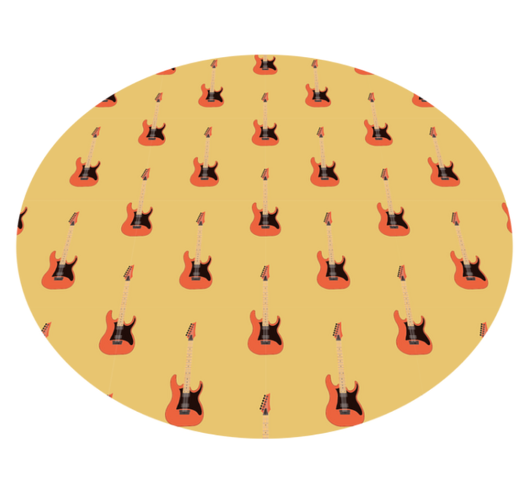 Tapis vinyle autres tapis motif de guitare - TenStickers