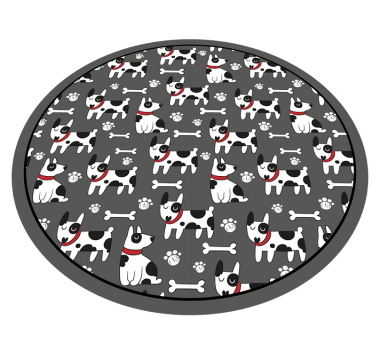 Tapis vinyle autres tapis motifs de chiens ludiques - TenStickers