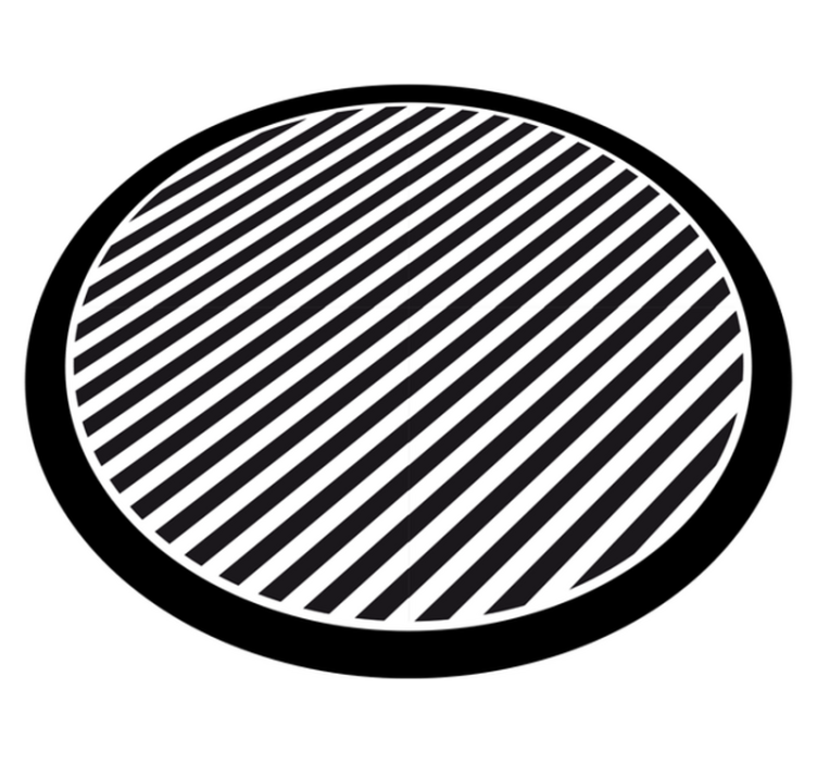 Tapis vinyle rayures de couleur unique - TenStickers