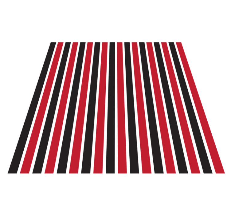 Tapis vinyle rayures lignes verticales frappantes - TenStickers