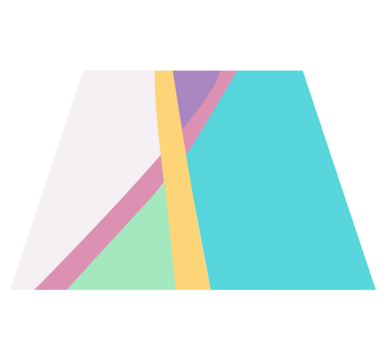 Tapis vinyle design moderne couches abstraites colorées - TenStickers