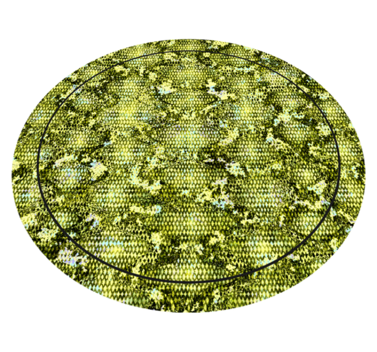 Tapis vinyle motif animal peau de reptile verte - TenStickers