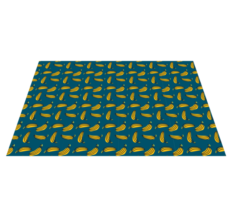 Tapis vinyle texture motif banane - TenStickers