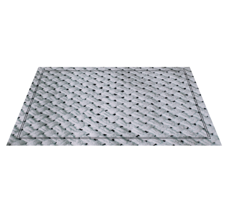Tapis vinyle texture modèle de tricot élégant - TenStickers