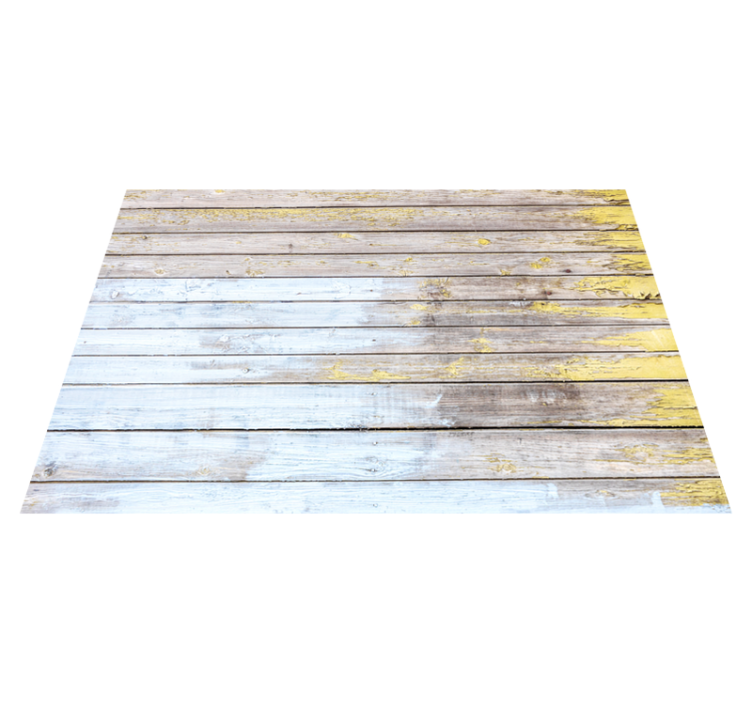 Tapis vinyle imitation parquet surface de planche vieillie - TenStickers