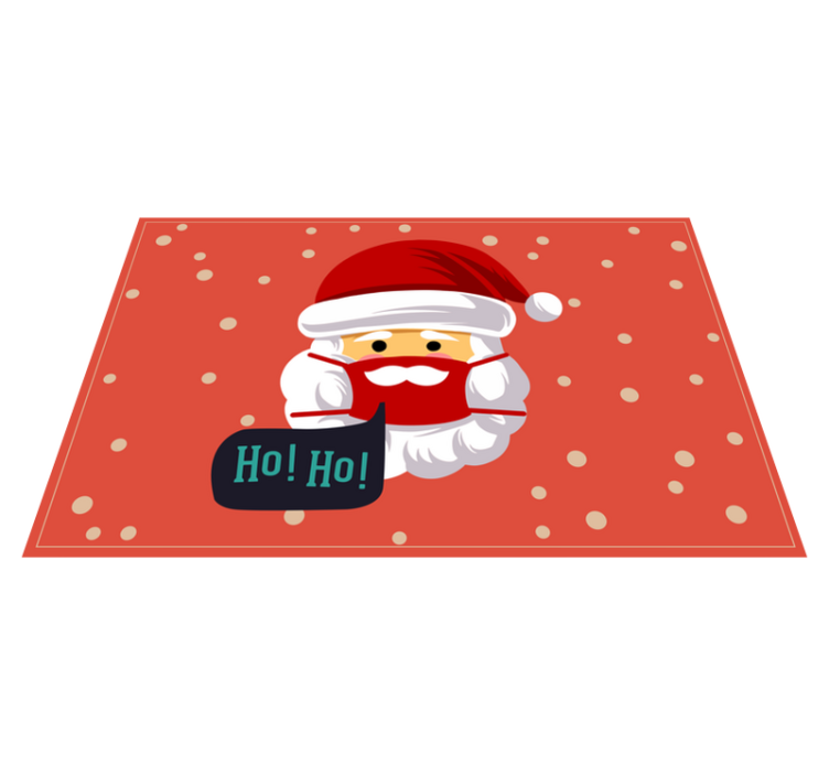 Tapis vinyle noël ambiance de noël - TenStickers