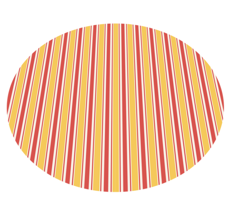 Tapis vinyle rayures jaune et violet - TenStickers