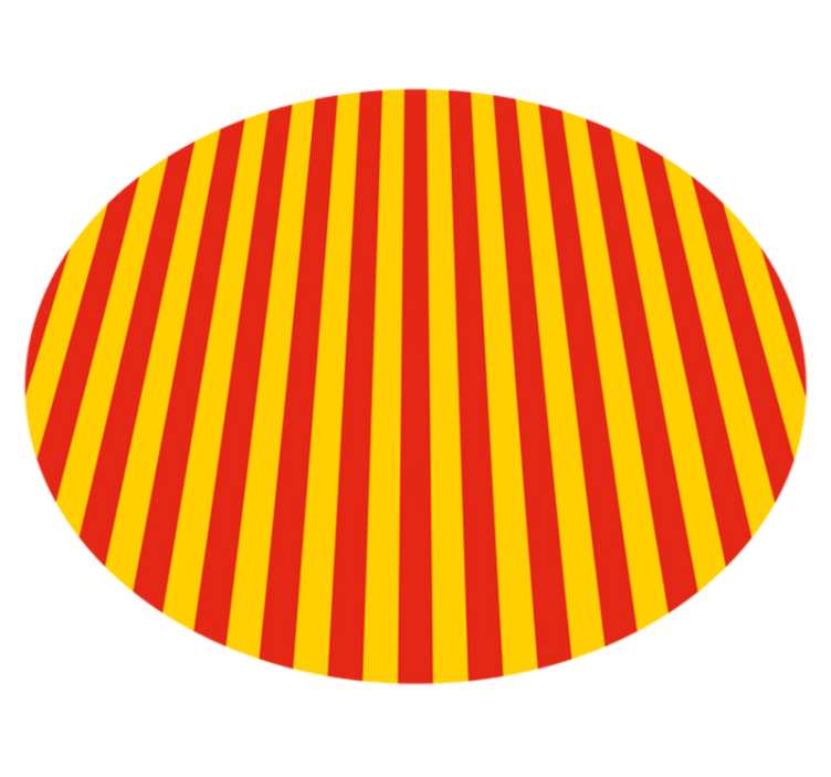 Tapis vinyle rayures affichage rayé vibrant - TenStickers