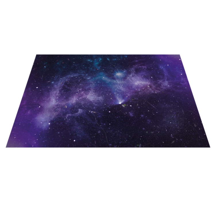 Tapis vinyle étoile scène de galaxie cosmique - TenStickers