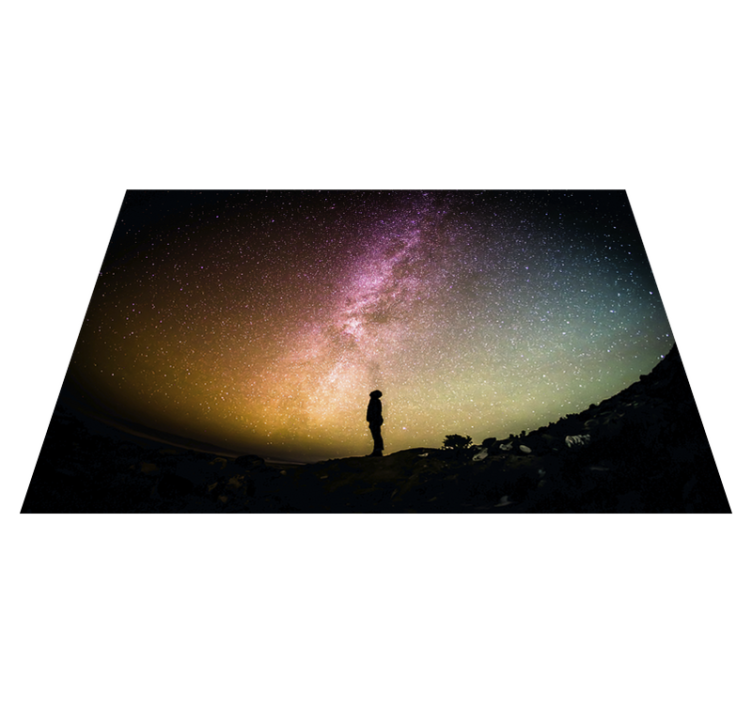 Tapis vinyle nature paysage céleste - TenStickers