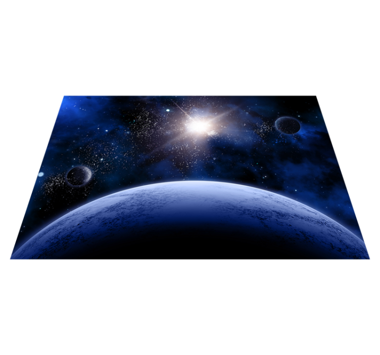 Tapis vinyle autres tapis scène étoilée cosmique - TenStickers