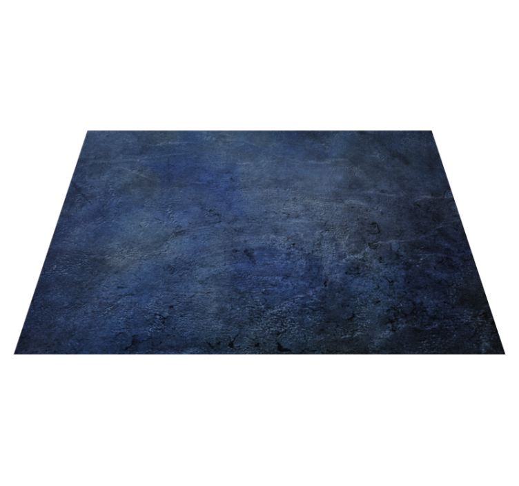 Tapis vinyle salon effet texture bleu - TenStickers